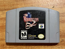 Capcom Resident Evil 2 Nintendo 64 N64 Cartridge M Mature NTSC-U/C Horror