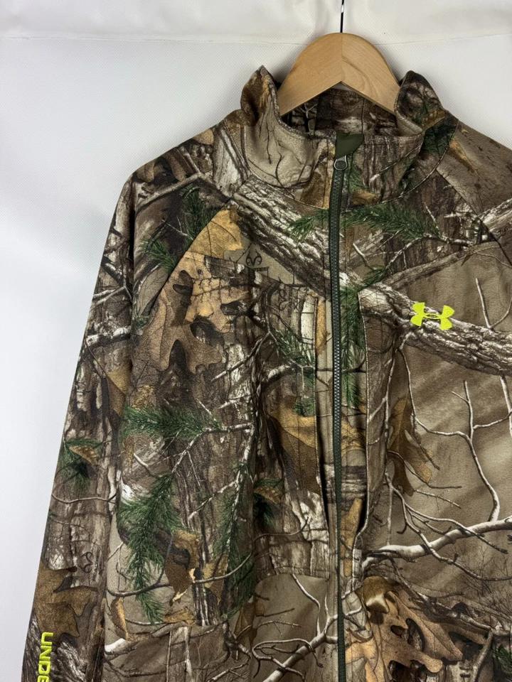 Under Armour Scent Control Men’s Realtree Camo Tactical Hunting Fleece Jacket  - Image 4 of 4