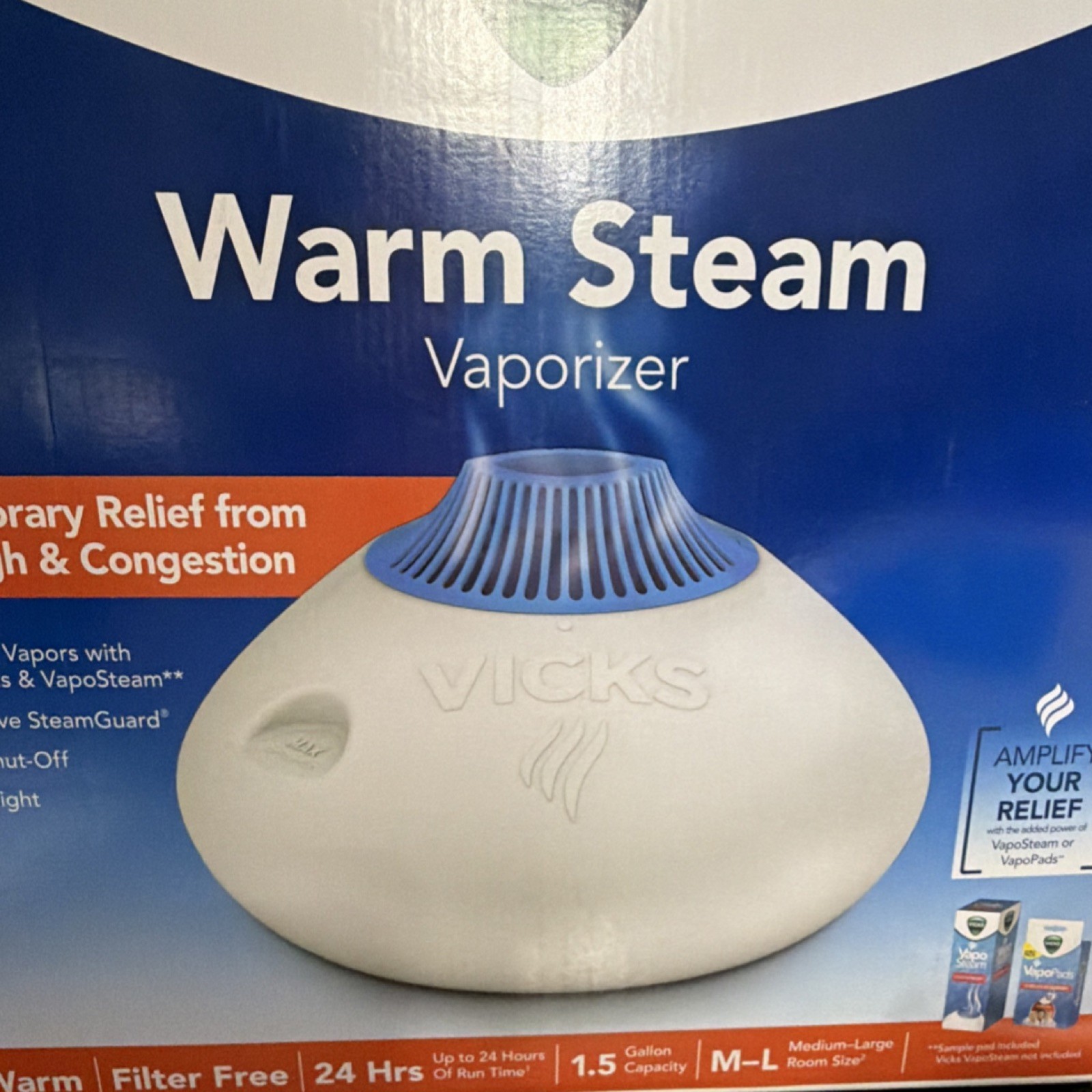 1.5 Gal White Blue M/l Auto Shut-off