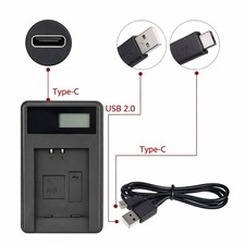 Chargeur Batterie & USB pour Canon LP-E6 E6N EOS 5D Mark II III 70D 7D 60D 3D