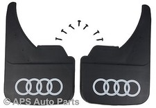 Universal Car Front Rear Suits Audi Logo SQ5 TT Quattro Turbo Mud Flaps Guard