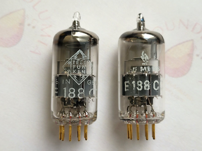 Siemens E88CC Grey Shields 真空管 2本セット1961 Siemens E88CC Grey Shields 真空管 2本セット1961 Siemens E88CC Grey