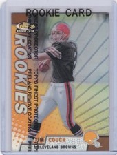 TIM COUCH ROOKIE CARD 1999 Topps Finest RARE REFRACTOR $$ RC Football MINT!
