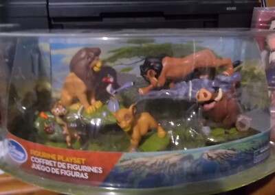 DISNEY THE LION KING set FIGURINE SET NEW AUTHENTIC DISNEY TIMON PUMBA  SIMBA