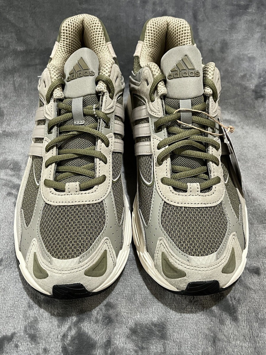 adidas Response CL Silver Pebble Olive Green Running Training Shoe