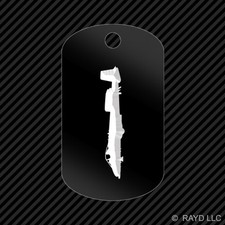 Side View A-10 Thunderbolt II Keychain GI dog tag engraved many colors a10