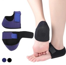 1 Pair Heel Protectors Pads Plantar Fasciitis Arch Wrap Support Foot Pain Relief