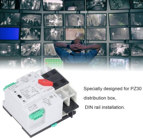 Dual Power Automatic Transfer Switch 100A 2P 230V Changeover for Generator - Picture 6 of 9