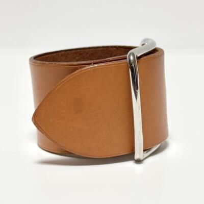 Hermes Margiela Period Api Gm Leather Bracelet Bangle From Hermes Margiela Period Api Gm Leather Bracelet Bangle From