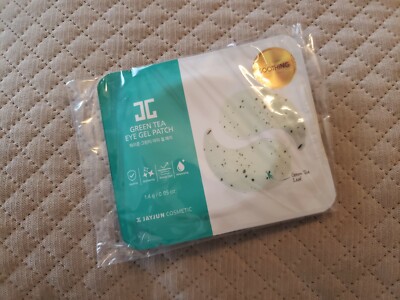 JAYJUN COSMETIC green tea leaf eye gel patches, NEW, 3 sets of 2 per package 