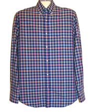 Paul & Shark Yachting AUTHENTIC Plaids Multicolor Men's Cotton Shirt Size L