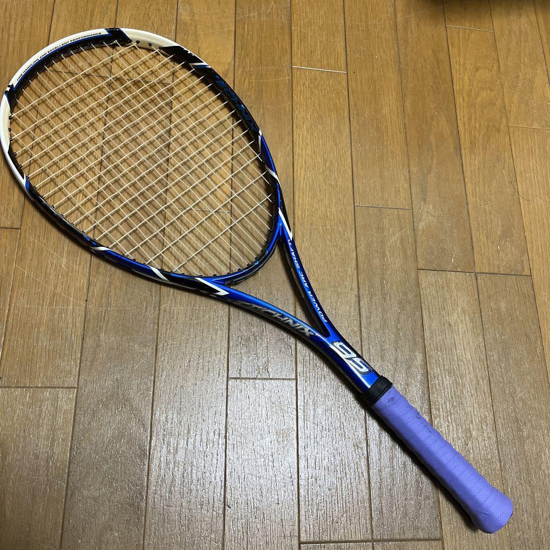 Mizuno tennis racquet Racket Blue x black soft tennis racket eBay