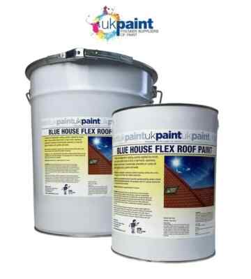 UK PAINT - Blue House Flex Acryl Dachfarbe 20L - Anthrazitgrau | Außen U