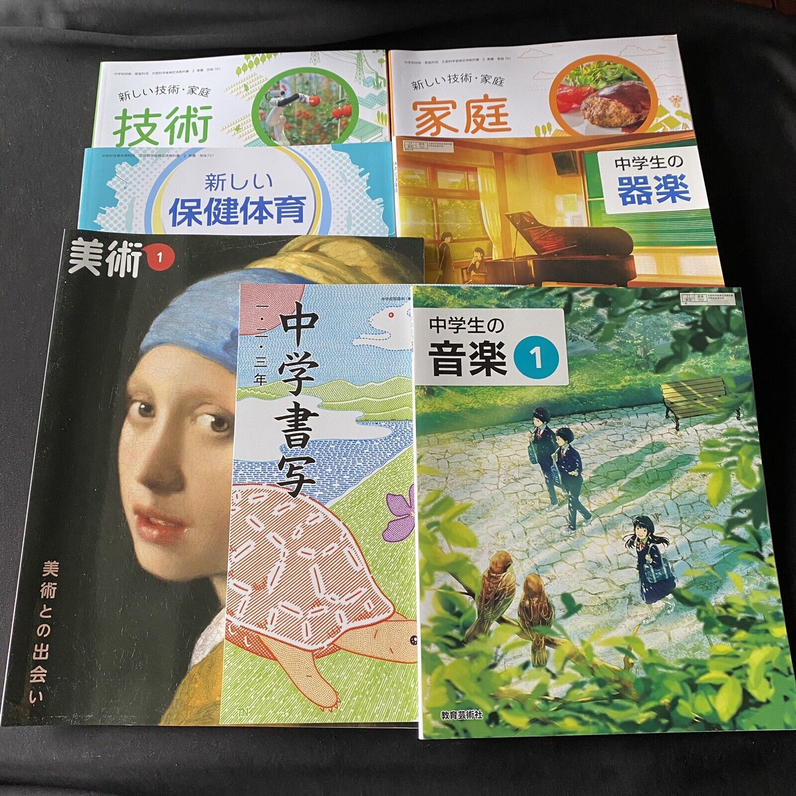 Art Japanese 7-9 Grade Middle School Textbooks Official Lot 7