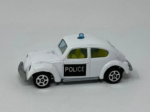 Vintage Corgi Juniors Whizzwheels Volkswagen 1300 Police Car - VG Condition