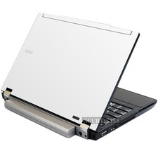 WHITE Vinyl Lid Skin Cover Decal fits Dell Latitude E4300 Laptop