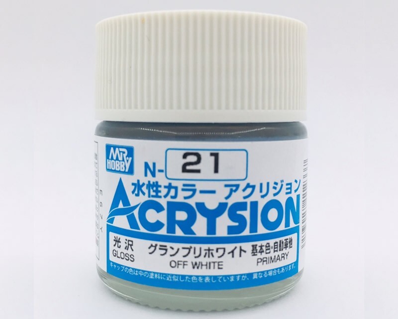 Mr.Hobby Acrysion Off White - Gloss (10ml) N021 modellismo