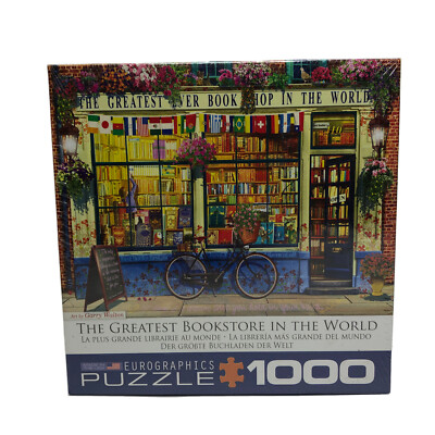 Eurographics 1000 Piece Puzzle The Greatest Bookstore In The World New  /Sealed