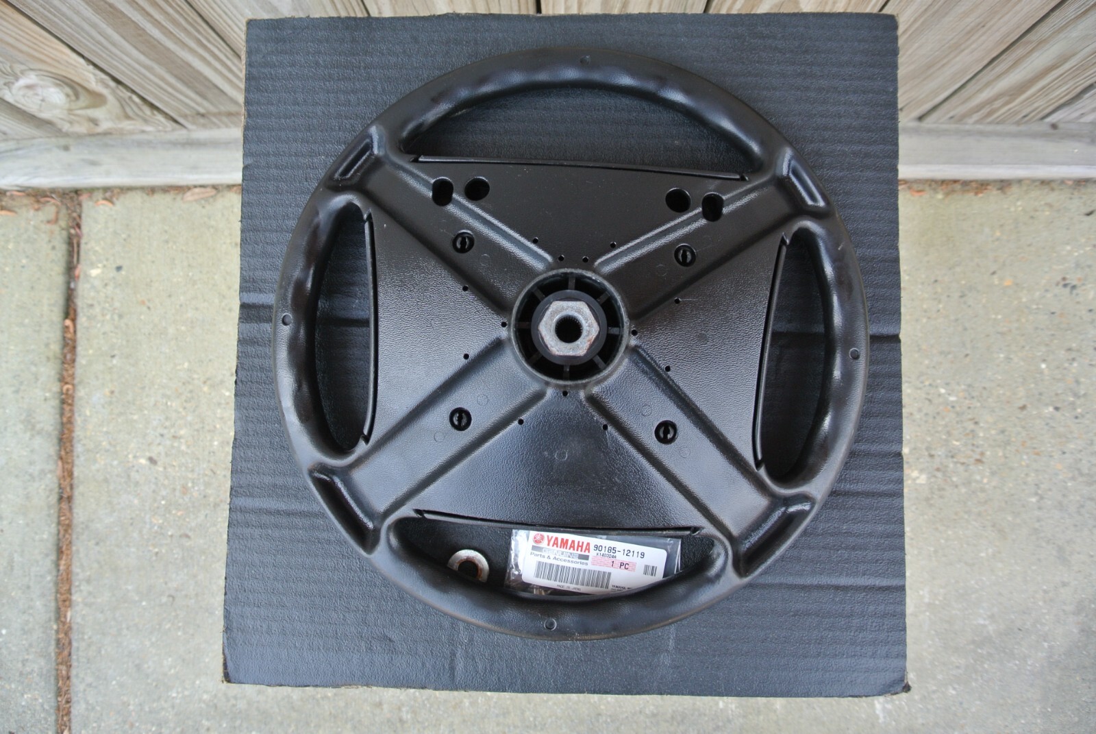 Steering Wheel, Yamaha Golf Cart, Genuine OEM Yamaha, Used, JN3F3838