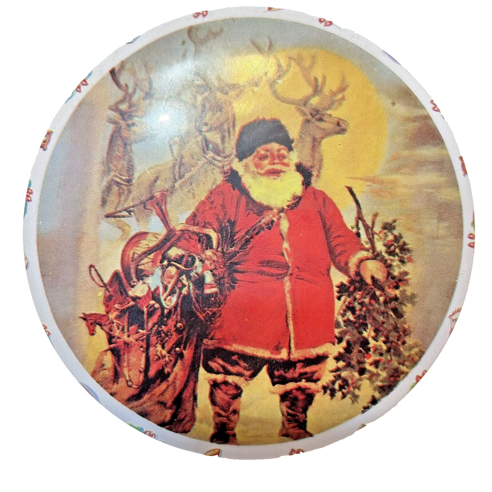 Vintage Kris Kringle Christmas Puzzle in Collectible Small 3.75
