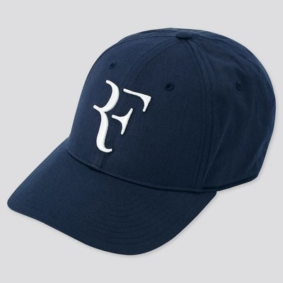 2020 Roger Federer RF UNIQLO Tennis Cap Navy- Limited ...