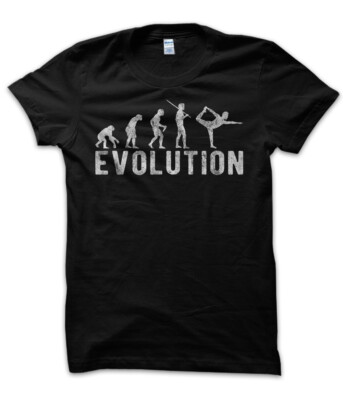 Tshirt Fencing Evolution - Evolution - Fencing - Scherma- Sport - Humor - in Cotone