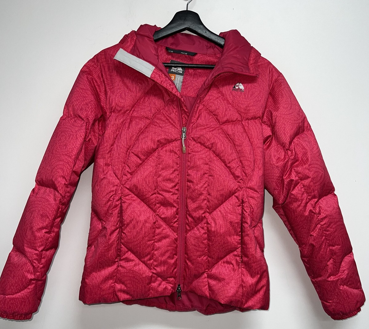 Nike ACG Outer Layer Womens Pink Puffer Winter Coat SZ S Barbiecore Down  Hood