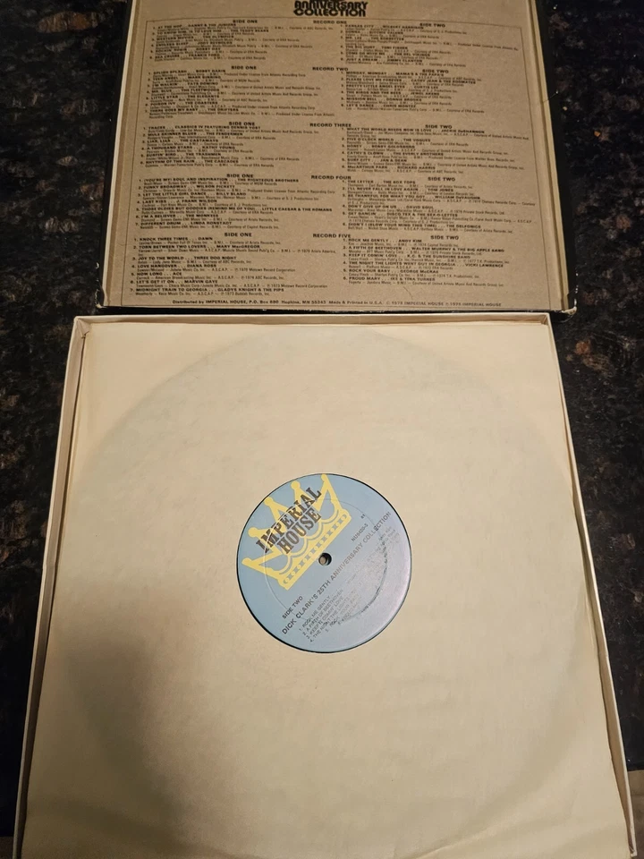Dick Clark's 25th Anniversary Collection 5 Records Collector's Edition Box Set Foto 2 de 4