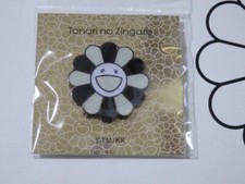 kaikaikiki Kaikai Kiki Takashi Murakami Pin Badge Flower Black White Flower NEW