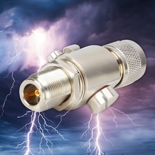 N-Type Coaxial Lightning Surge Arrestor Protector 50 Ohm 0-3G F Male To Female