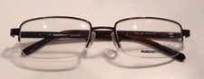 MARCHON NYC Eastside M529 Dark Chocolate 204 53/19 Eyeglass Frame NOS