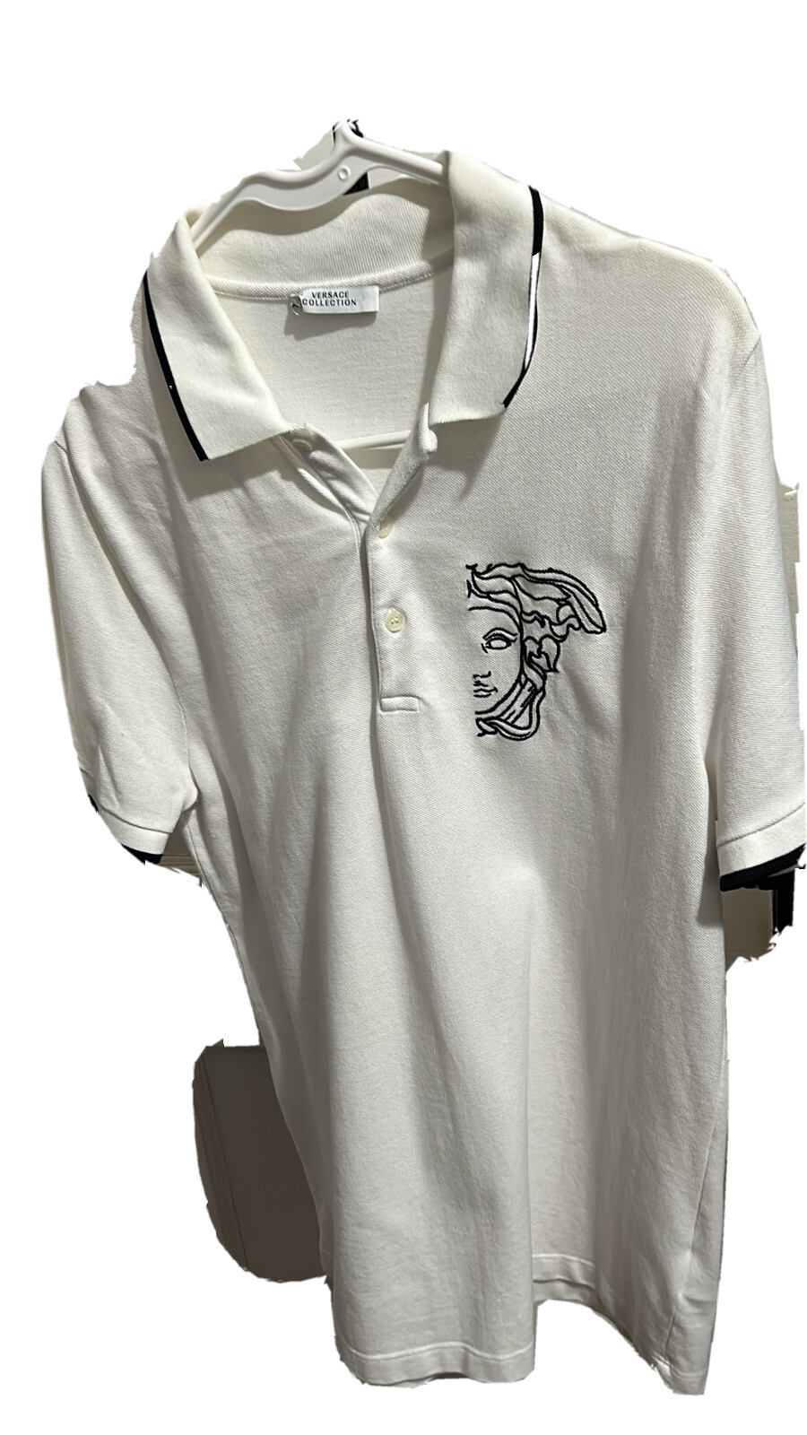 Versace Men's Slim Fit L Polo Shirt Luxury Cotton Fashion-image