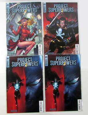 Project Superpowers Lot of 4 #1 c, 1 b, 1 x2 Dynamite (2018) 1st Print ...