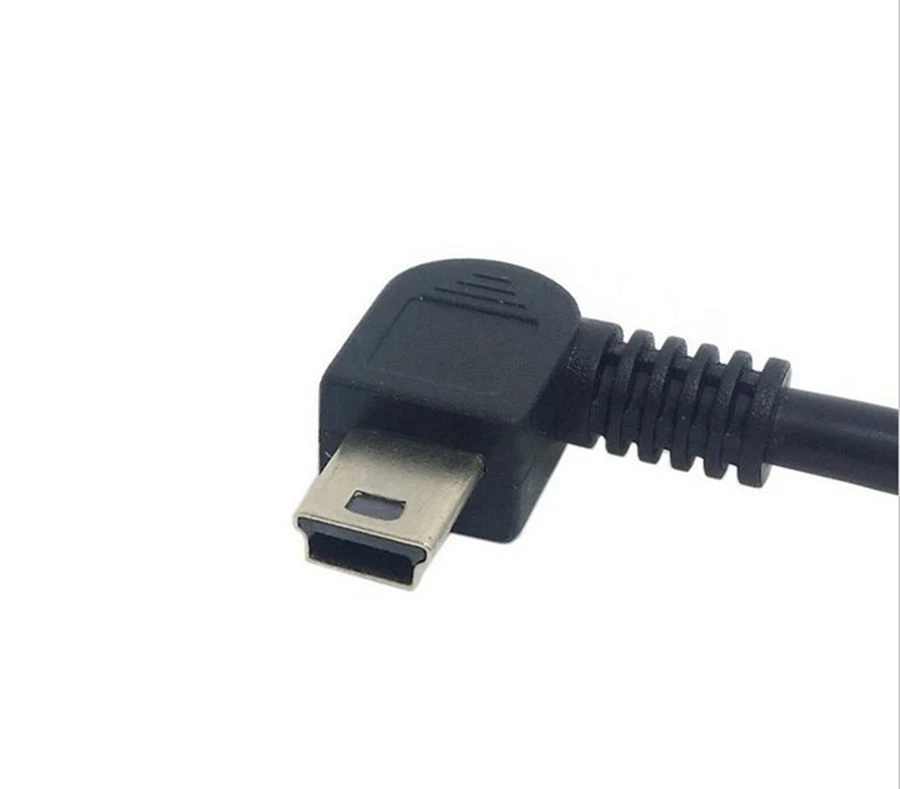 Mini USB 5Pin 90D Left Angled Male to Left USB 2.0 Male Data Charge Cable 20cm  - Image 3 of 3