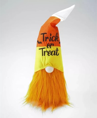 Candy Corn Gnome 21''  Embroidered Trick or Treat Hat  New