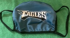 PHILADELPHIA EAGLES: Face Covering; Green White Logo, BN Free Shp
