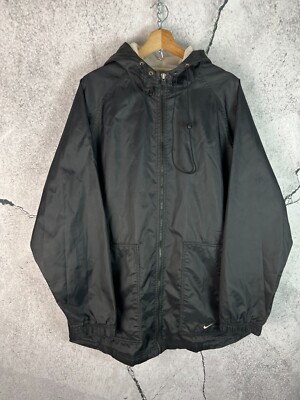 Vintage Nike Nylon Big Logo Jacket Drill Style size L | eBay