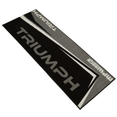 MPW Race Dept Rutschfeste 200x75cm Motorradgarage Werkstattmatte Triumph Grau