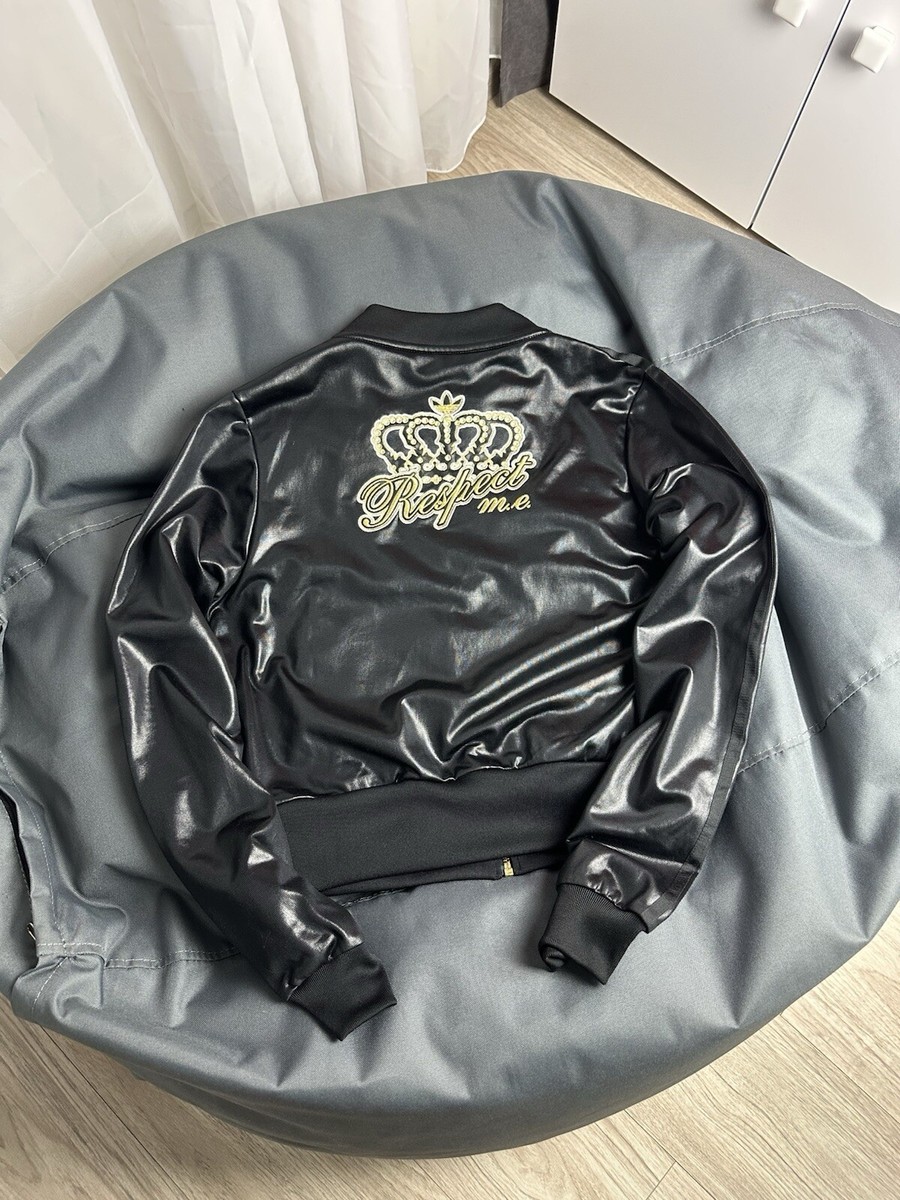 adidas,respect me by missie 革ジャン Y2K Adidas Missy Elliott Respect Me Black Cropped Women's Track