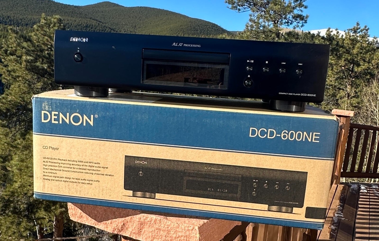 Denon DCD-600NE CD Player With AL32 Processing - Black