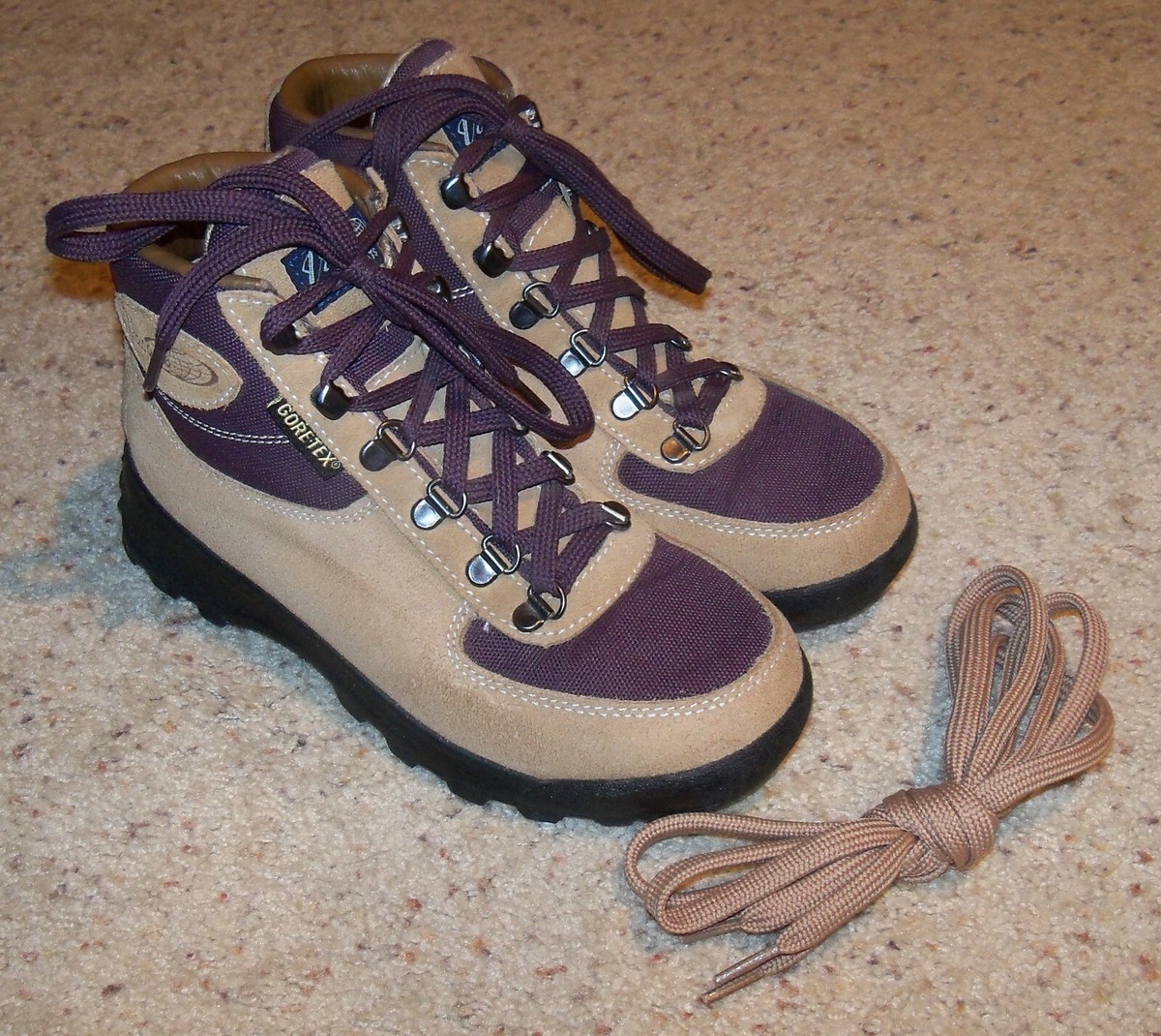 Vasque Purple Leather GTX Hiking Boots Sundowner Skywalk 7.5 M