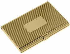 Gold Plate Business Card Holder