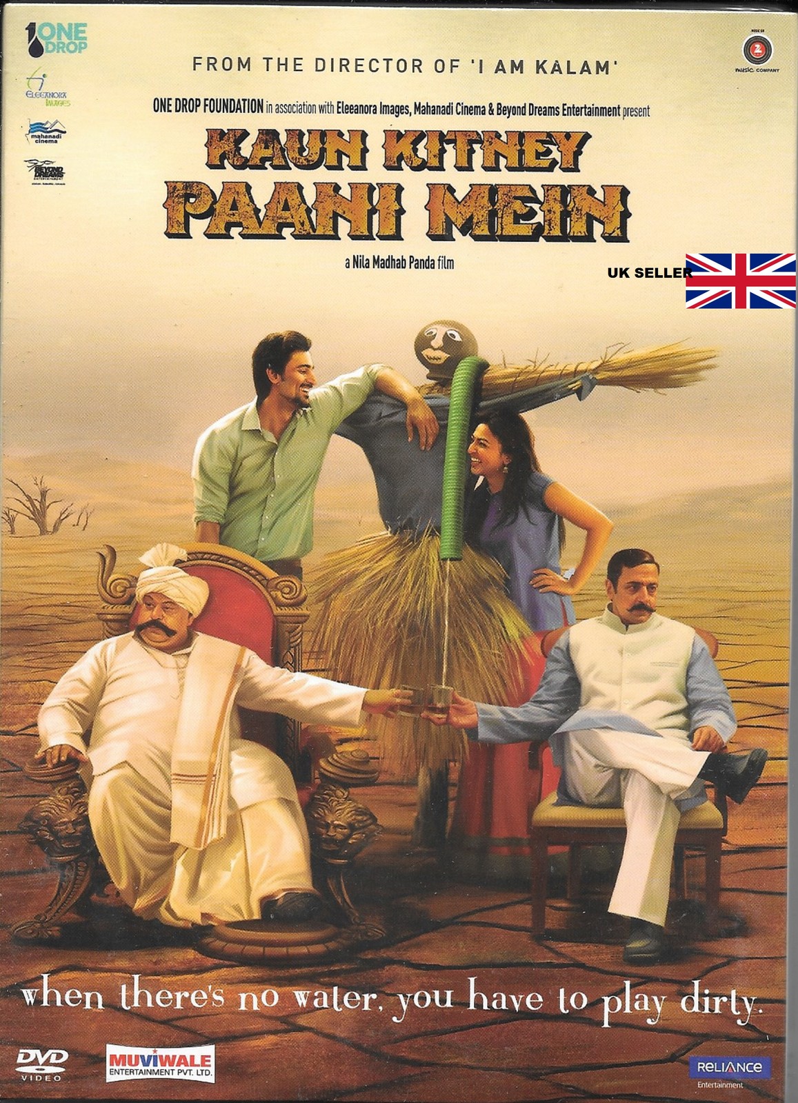 KAUN KITNEY PAANI MEIN - KUNAL KAPOOR /RADHIKA APTE -BOLLYWOOD DVD –FREE UK POST