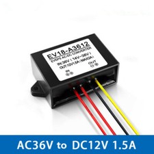 AC14-38V to DC12V 1.5A 18W vehicle waterproof monitoring power converter