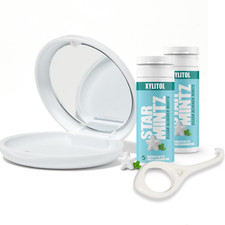 Clear Aligner Case + Aligner Remover Tool + StarMintz Clear Aligner Mints