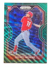 Mickey Moniak ~ 2021 Panini Prizm ~ Rookie Green Wave Prizm #190