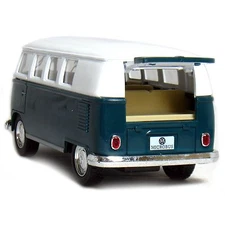 5" Kinsmart Classic 1962 Volkswagen Bus Van Diecast Model Toy 1:32 VW- Green
