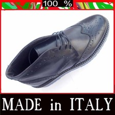 STIVALI UOMO PELLE POLACCHINE STIVALETTI FRANCESINE  ITALY 42 43 44 45  vv