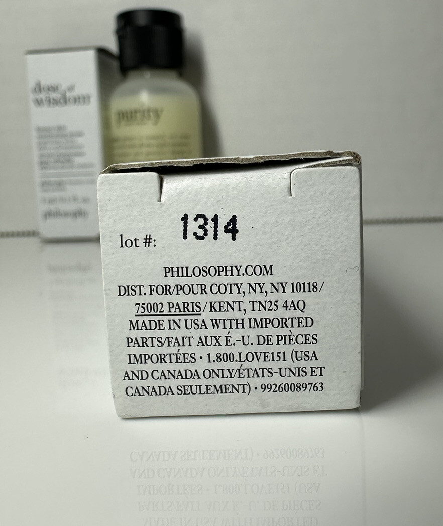 Philosophy Skincare products