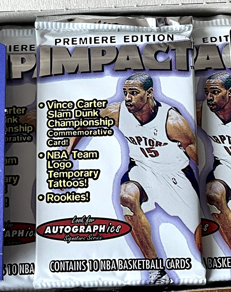 1999-2000 SKYBOX IMPACT NBA Basketball Premiere Ed. 🏀 HOBBY PACK 10 Cards OVP‼️ - Bild 1 von 4